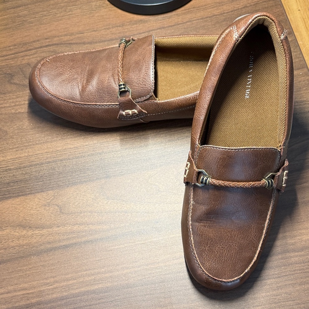 Crown Vintage Dark Brown Slip-On Loafers